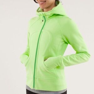 LULULEMON Scuba Hoodie Sz 10 FADED ZAP